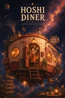 Hoshi Diner poster (AI-generated)